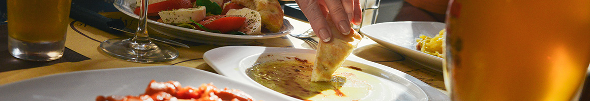 Eating Mediterranean Middle Eastern Moroccan at Grape Leaves Restaurant restaurant in Oak Park, IL.